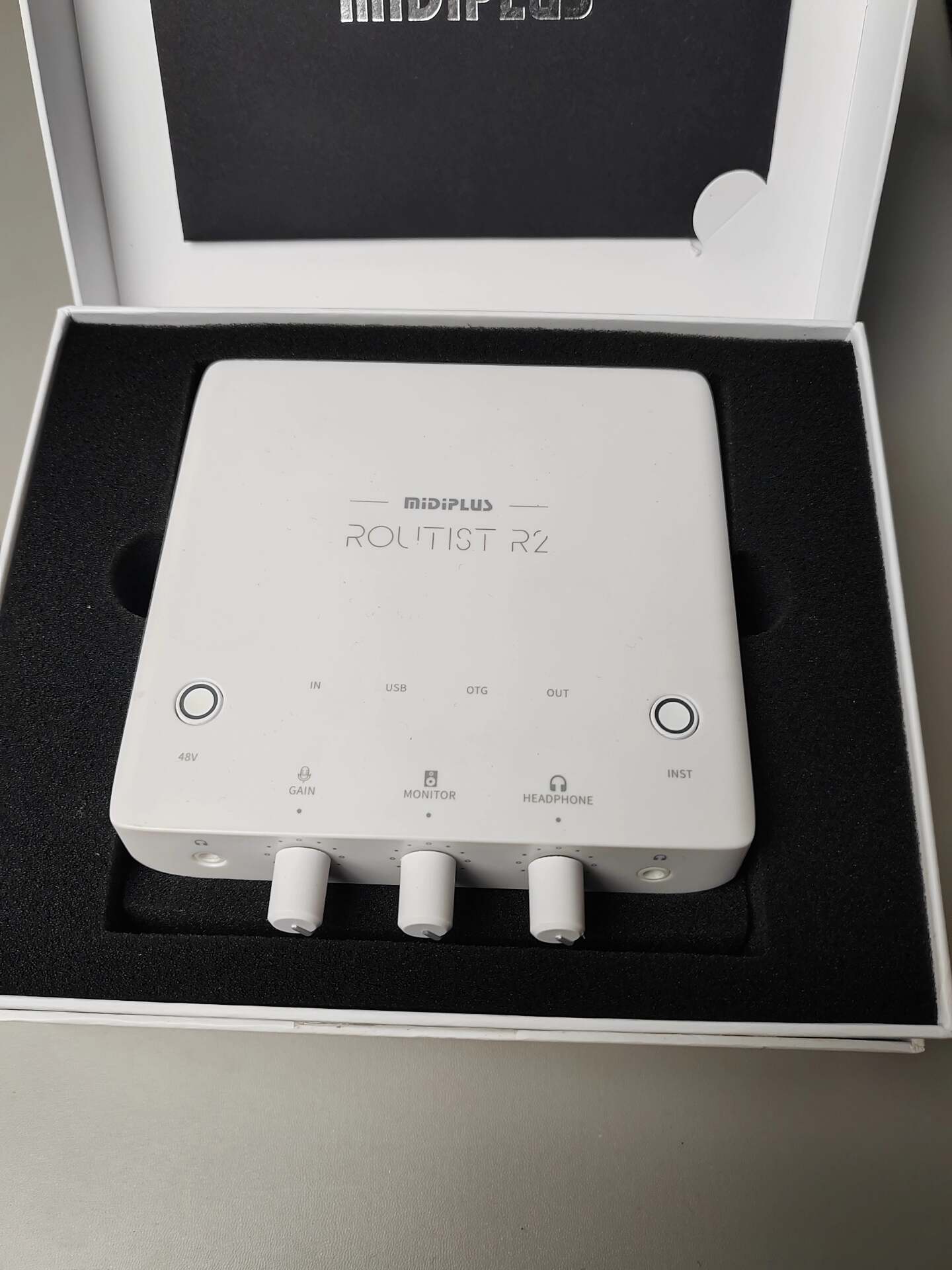 midiplus Routist R2 USB-C Audio Interface – Used, Tested with Phone (OTG)